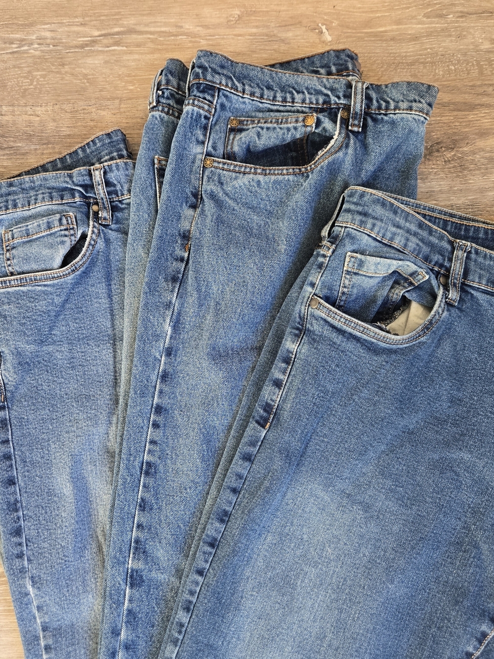 Mountain Ridge Classic Men's Blue Denim Jeans Comfortable Everyday Fit 38 Lot 3